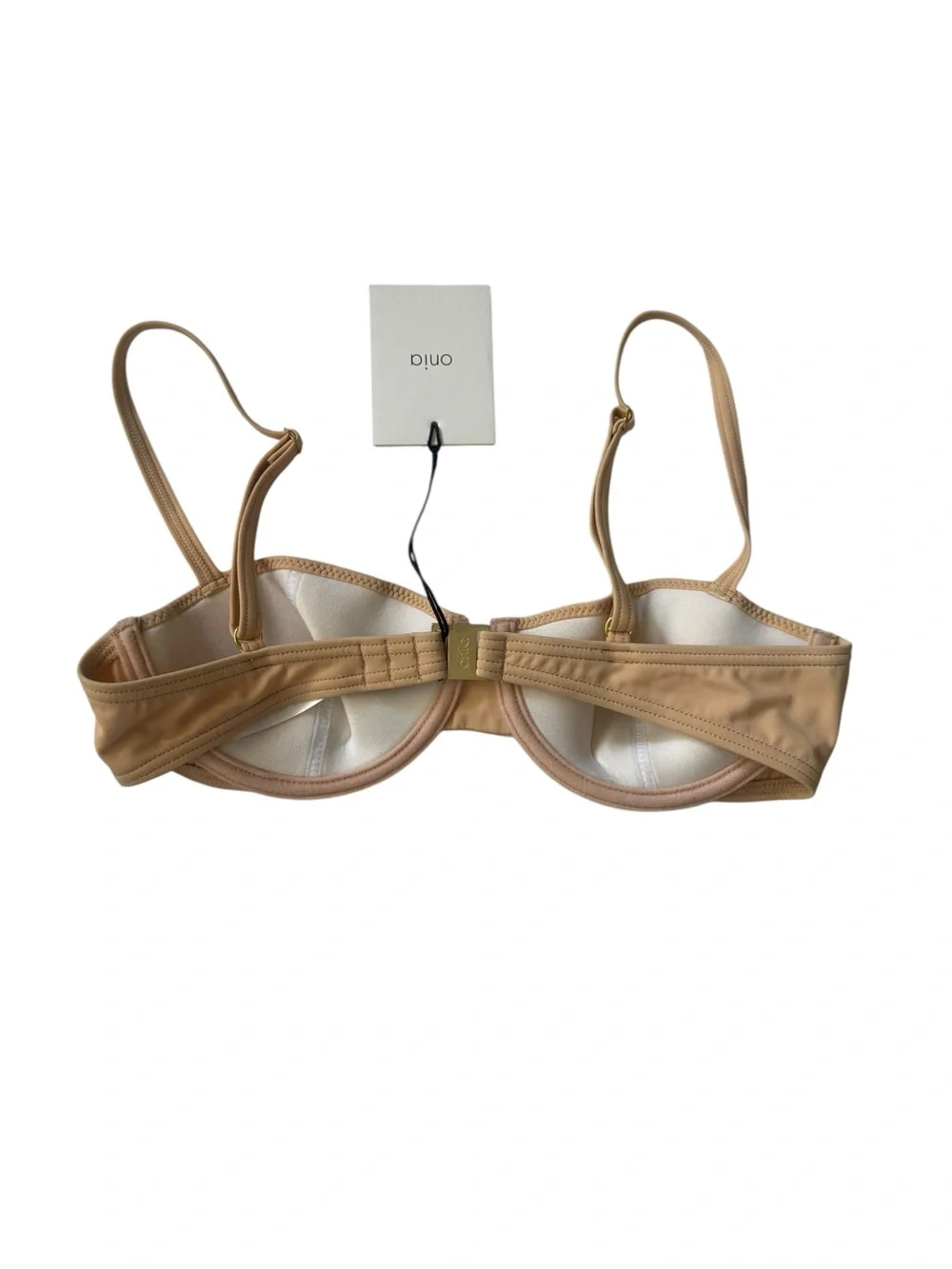 Onia Women's Bikini Top Size XS NWT $95 Nude Nordstrom’s